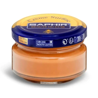Imagen de SAPHIR Crème Surfine 50 ml Pommadier Crema para Nutrir y Suavizar los Cueros Lisos (Canela 61)