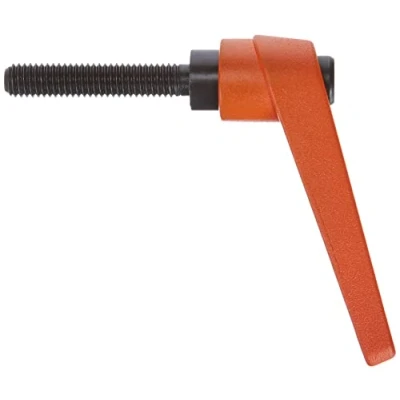 Imagen de Halder 24400.0371 Palancas de sujeción Ajustables, Naranja, d1=18 mm / d2=M8 l1=40
