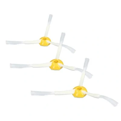 Imagen de kwmobile Set de 3 cepillos Laterales Repuesto compatibles con Roomba Serie 800/900 Recambios escobilla Lateral para Robot Aspirador