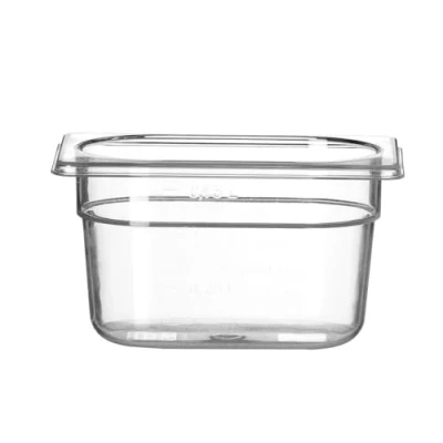 Imagen de HENDI Recipiente Gastronorm 1/9 PC Transparente 1 L 176x108x(H) 100 mm
