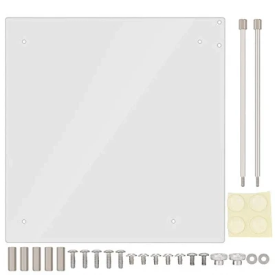 Imagen de Marco de acrílico para Placa Base, Juego Soportes Transparentes Bricolaje Base computadora, Caja computadora overlock Transparente Abierto,Soporte