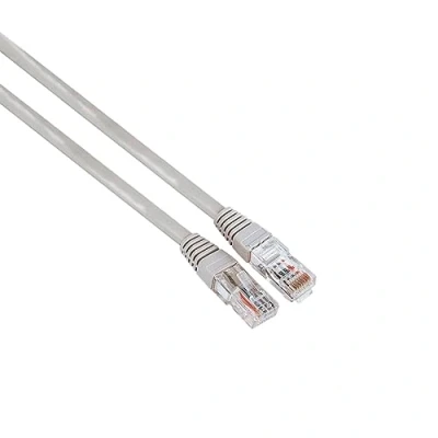 Imagen de Cable de red Hama 00200909, 1.5 m, 1 GBit/s, U/UTP, CAT 5e, Enchufe RJ45, Gris