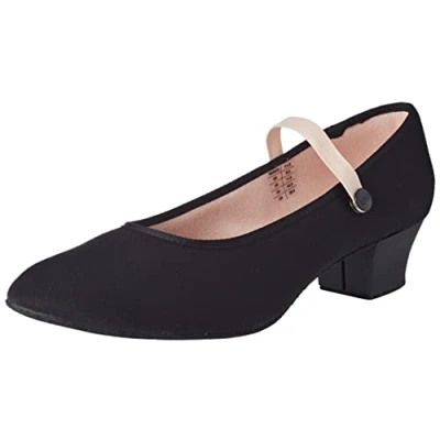 Imagen de Bloch Tempo Canvas, Zapatos de Jazz Mujer, Negro (Black), 40.5 EU
