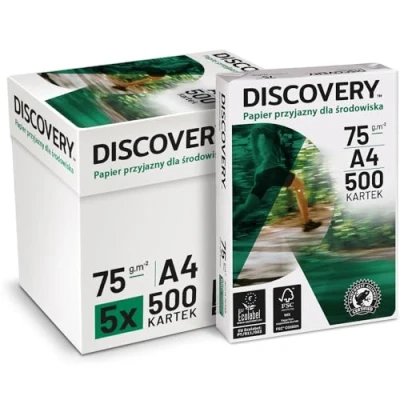 Imagen de Discovery Papel A4, 75 g/m², color blanco, 2500 unidades
