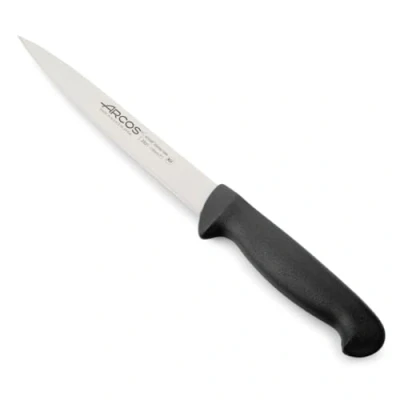Imagen de Arcos Serie 2900 Cuchillo para Pescado/Sole Acero Inoxidable Nitrum 7&quot; Mango Polipropileno Negro istema identificación Color y Plateado Uso prolongado Pesado!