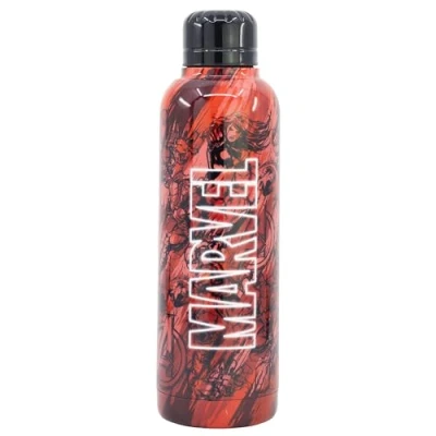 Imagen de Botella de agua reutilizable térmica acero inoxidable con doble aislamiento 515 ml Marvel