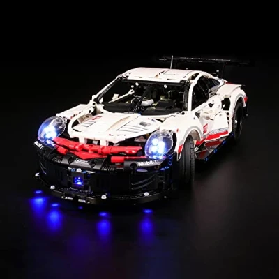 Imagen de GEAMENT Kit de Luces LED por Porsche 911 RSR Compatible con Lego Technic 42096 (Juego Modelo no Incluido)