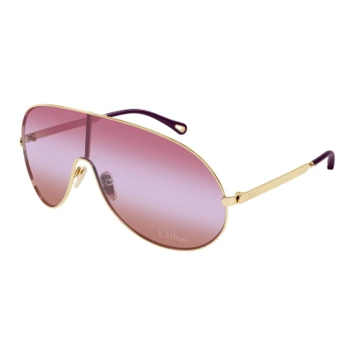 Imagen de CHLOÉ Gafas de sol goldcoloured/red, Mujer, Talla: 99, Gold coloured/red