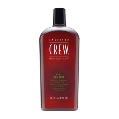 Imagen de American Crew 3 in 1 Tea Tree Champú Conditioner &amp; Body Wash