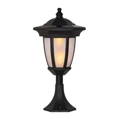 Imagen de STAR TRADING Lámpara LED solar Flame, 4 en 1, negro