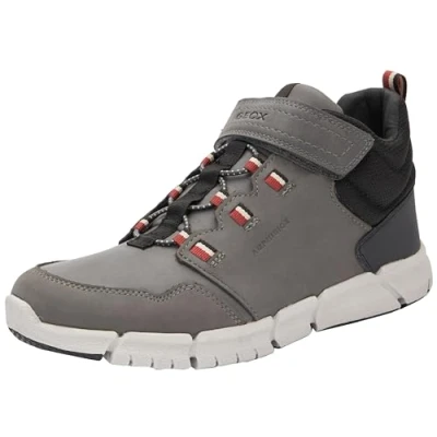 Imagen de Geox J Flexyper Boy B Abx , Botas para Niños, (Grey/Dk Red), 38 EU