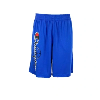 Imagen de Champion Legacy Modern Basket Reversible Training Mesh Long Bermudas Pantalones Cortos, Azul Eléctrico/Rojo, L para Hombre