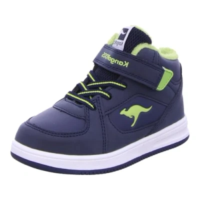 Imagen de KangaROOS K CPI Kalino Mid EV, Zapatillas Unisex niños, dk Navy/Lime, 23 EU