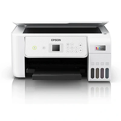 Imagen de Impresora multifunción Epson EcoTank ET 2876, Con depósito recargable, 10 ppm, Conexión Wi Fi, Blanco