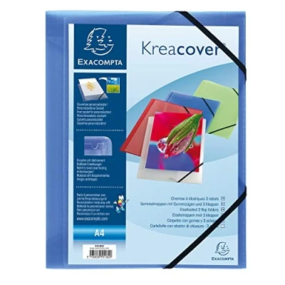 Imagen de Exacompta 55182E Carpeta A4, color azul, 1 unidad