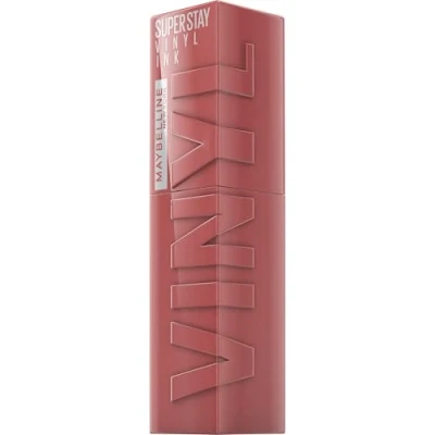 Imagen de Maybelline New York Superstay Vinyl Ink, Pintalabios Efecto Vinilo, Vinilo Fijo, Larga Duración, Tono 35 Cheeky
