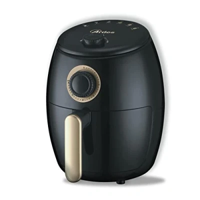 Imagen de ARDES Freidora de Aire Caliente Capacidad 2 Litros Air Fryer Pequeña Temporizador 30 Minutos Temperatura Máxima 200c Modelo Eldorata Mini 2L AR1K32