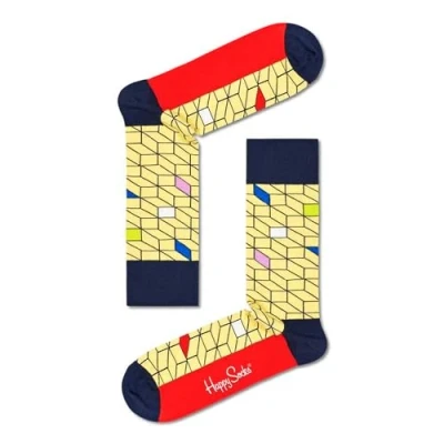Imagen de Happy Socks Calcetines Filled Optic Talla 36 40, Multicolor, Unisex Adulto