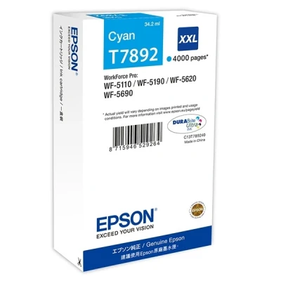 Imagen de Cartucho De Tinta Cian Epson T7892 C13t789240