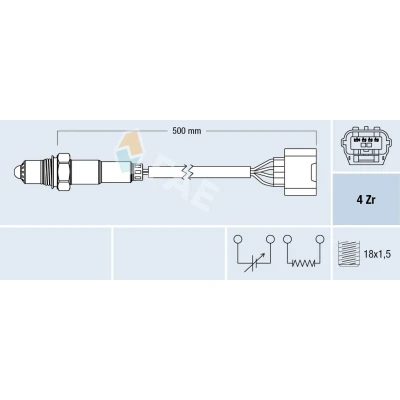 Imagen de Sonda lambda FAE 77583