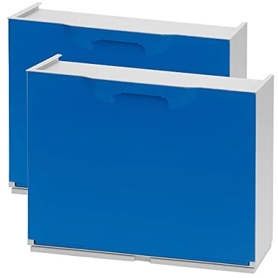 Imagen de Pack de 2 zapateros en polipropileno color azul