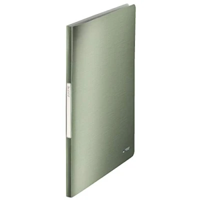 Imagen de Leitz Carpeta de fundas, A4, 40 Capacidad para 80 hojas, Fundas transparentes, Verde celadón, Gama Style, 39590053