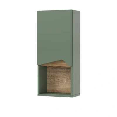 Imagen de Vicco &quot;Marelle, Verde/Artesano, 30 x 67 cm con Puerta y Compartimento Abierto