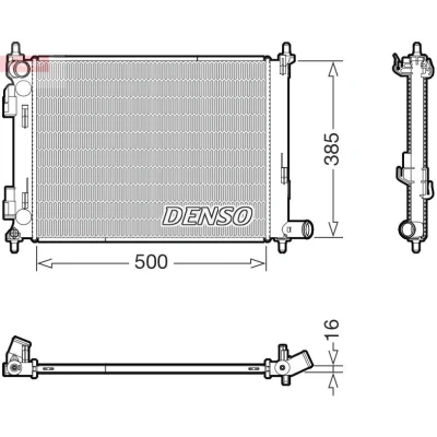 Imagen de Radiador, refrigeración del motor DENSO DRM43013