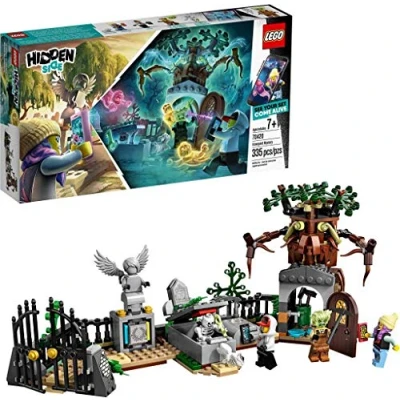 Imagen de LEGO Hidden Side Misterio del Cementerio Juguete de construcción con realidad aumentada, incluye lápidas interactivas y cuatro minifiguras, Novedad 2019 (70420)