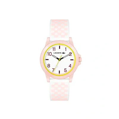 Imagen de Lacoste Rider Reloj para niños, Talla: One Size, pink weiss weiß