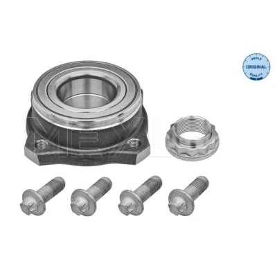 Imagen de MEYLE 314 752 0015 Buje de rueda 4 con anillo sensor magnético incorporado, cojinete incorporado material montaje añadido Eje trasero