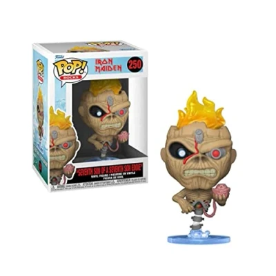 Imagen de Funko Pop! Rocks: Iron Maiden Skeleton Eddie Seventh Son Of Figura de Vinilo Coleccionable Idea Regalo Mercancia Oficial Juguetes para Niños y Adultos Music Fans