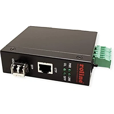 Imagen de Roline Industrial Converter Rj 45, Lwl 1000sx/lc Convertidor De Red