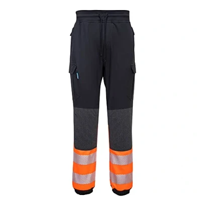 Imagen de Portwest Pantalón De Alta Visibilidad Kx3 Flexi, Tamaño: L, Color: Negro/Naranja, KX341KORL