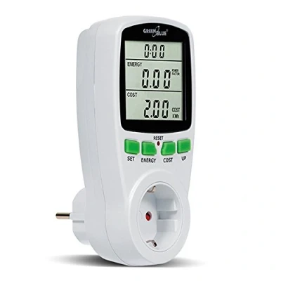 Imagen de Green Blue GB202G Vatímetro Medidor del Consumo energético, Color Blanco (1)