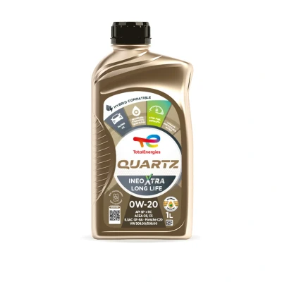 Imagen de Total Quartz Ineo Xtra Long Life 0W 20 1L Aceite de motor 3210201 VOLKSWAGEN: Golf VIII Hatchback, 7, Polo V AUDI: A3 Sportback