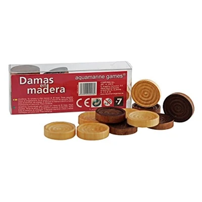 Imagen de Aquamarine Games Recambio fichas de Damas, NO Value (Compudid cp014)