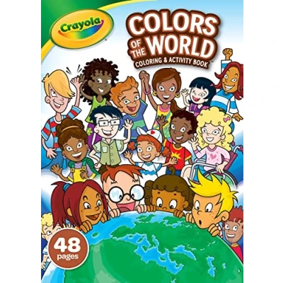 Imagen de CRAYOLA Colours of the World Libro para colorear de 48 páginas, con monumentos famosos todo el mundo, ideal niños a partir 3 años
