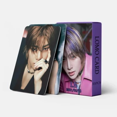 Imagen de 55pcs Stray Kids Photocards ATE Cards New Album SKZ BangChan/Felix/ChangBin/HyunJin/Han/Lee Know/I.N Mini Merch Photo StrayKids Poster para aficionados (I.N)