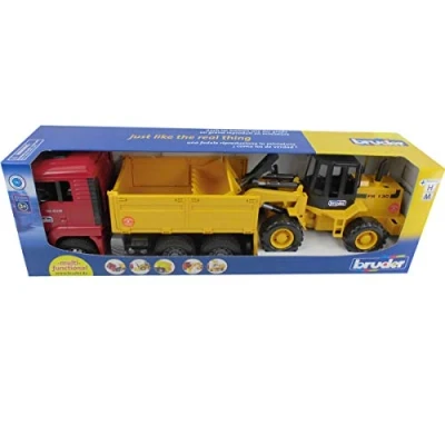 Imagen de BRUDER Camion Man TGA con excavadora FR 130 escala 1:16 02752
