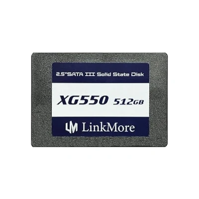 Imagen de LinkMore XG550 512GB SSD, Disco Duro SSD SATA III de 2,5&quot; (6 GB/s), Interno, Velocidad Lectura hasta 540 MB/s, Compatible con portátiles y Equipos sobremesa 2,5