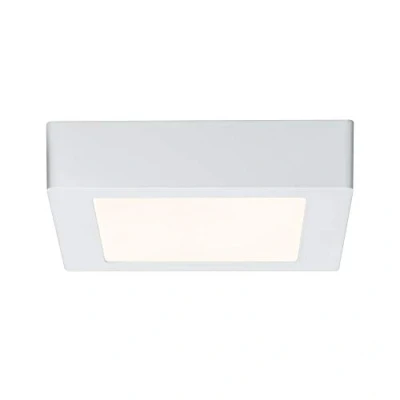 Imagen de Paulmann 70644 Panel LED Lunar angular 170x170mm 11W 230V Plafón de superficie aluminio blanco mate Lámpara techo
