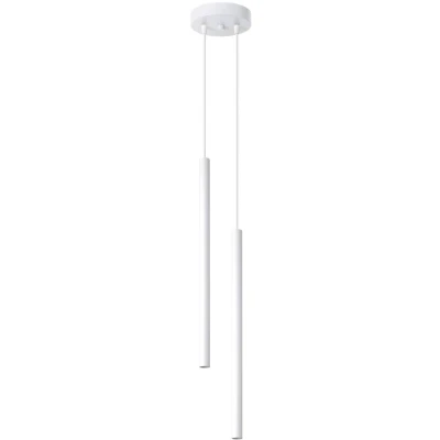 Imagen de Sollux Pastelo Lámpara de techo colgante moderna en racimo blanco 2x G9