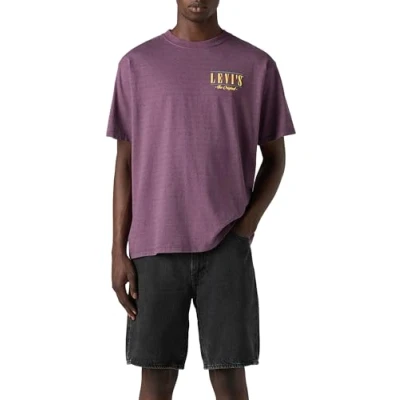 Imagen de Levi&#039;s Vintage FIT Graphic TEE Camiseta estampada, Hombre, Talla: Medium, Grey/violet