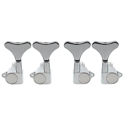 Imagen de Musiclily 2L2R Bajo Clavijas de Afinación Clavijero Repuesto para 4 Cuerdas Ibanez Style Eléctrico, Cromado