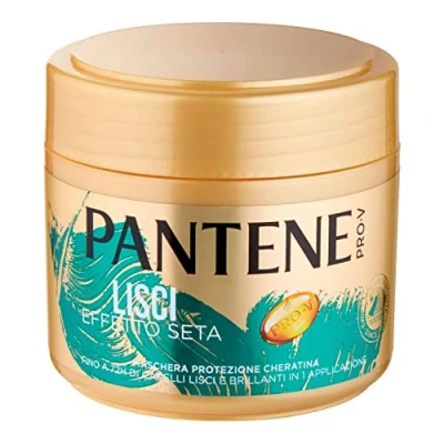 Imagen de Pantene Pro V Mascarilla de pelo reestructurante, suave efecto sedoso, protección queratina para tener un cabello liso y brillante hasta 72 h, 300 ml