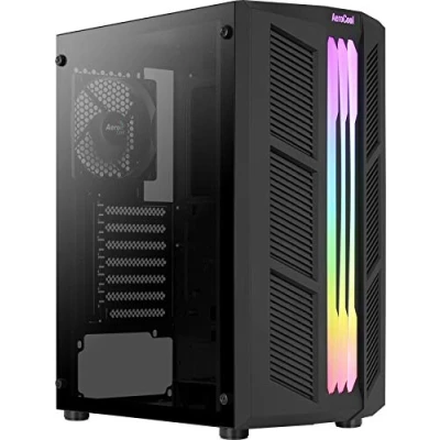 Imagen de Aerocool PRIME, Caja PC ATX, Frontal Triple ARGB, Cristal Templado, Ventilador 12cm