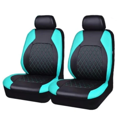 Imagen de SUROK Fundas para Asiento de Coche Kia Carens UN Rondo 2006 2013, Asientos Delanteros y Traseros Protector Cuero PU Universal Accesorios,E 4PCS