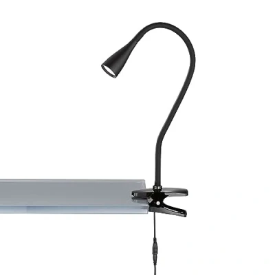Imagen de FHL easy! Lámpara con pinza (1 bombilla LED de 2,5 W, 3000 K, 310 lúmenes, interruptor cuerda), color negro