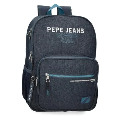 Imagen de Pepe Jeans Edmon Mochila Escolar Azul 30x40x12 cms Poliester 15,6L by Joumma Bags